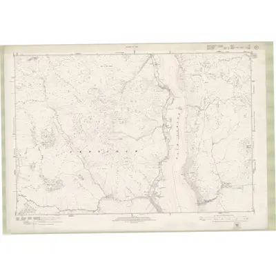 1914 Map of Dumbartonshire Sheet nIV, 1923 Print