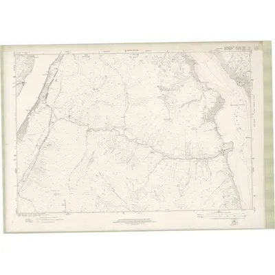 1914 Map of Dumbartonshire Sheet nVII, 1923 Print