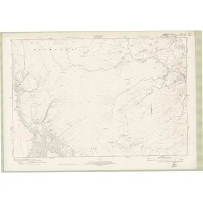1914 Map of Dumbartonshire Sheet nVIII, 1923 Print