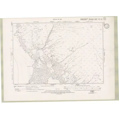 1914 Map of Dumbartonshire Sheet nVIII.SW, 1923 Print