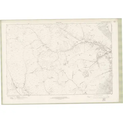 1914 Map of Dumbartonshire Sheet nX, 1923 Print