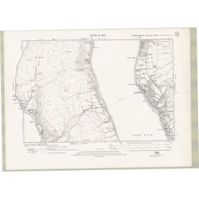 1914 Map of Dumbartonshire Sheet nXII.NW & NE, 1923 Print