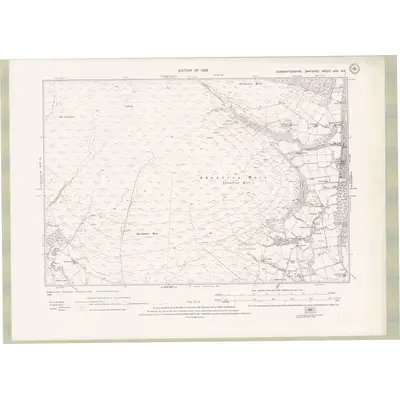 1914 Map of Dumbartonshire Sheet nXIII.NE, 1923 Print