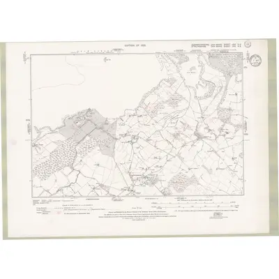 1914 Map of Dumbartonshire Sheet nXIV.NE, 1933 Print