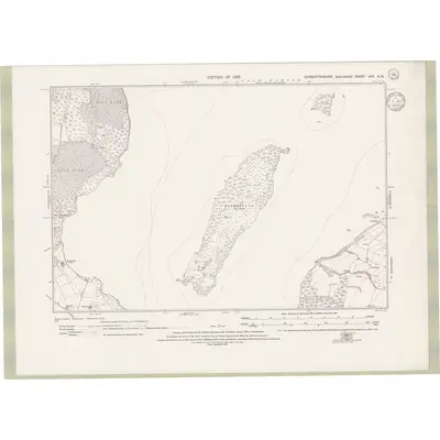 1914 Map of Dumbartonshire Sheet nXIV.NW, 1933 Print