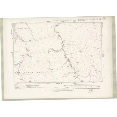 1914 Map of Dumbartonshire Sheet nXIX.NW, 1922 Print