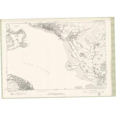 1914 Map of Dumbartonshire Sheet nXVII, 1923 Print