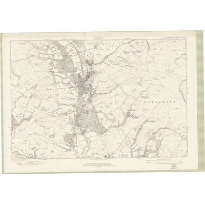 1914 Map of Dumbartonshire Sheet nXVIII, 1923 Print