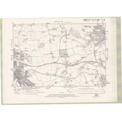 1914 Map of Dumbartonshire Sheet nXXIII.SE, 1922 Print