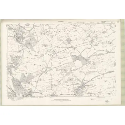 1914 Map of Dumbartonshire Sheet nXXIV, 1922 Print