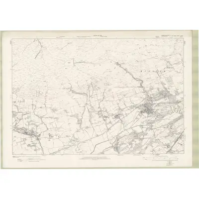 1913 Map of Dumbartonshire Sheet nXXVIII, 1923 Print
