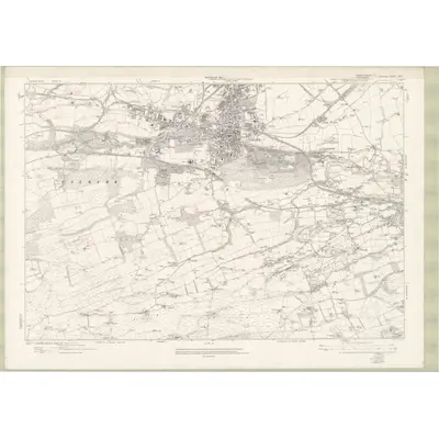 1914 Map of Dumbartonshire Sheet nXXX, 1922 Print