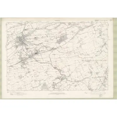 1914 Map of Dumbartonshire Sheet nXXXIII, 1923 Print