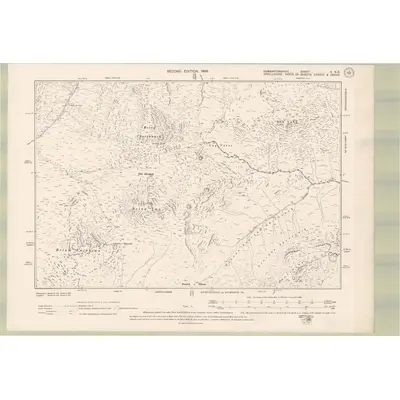 1896 Map of Dumbartonshire Sheet V.NE, 1899 Print