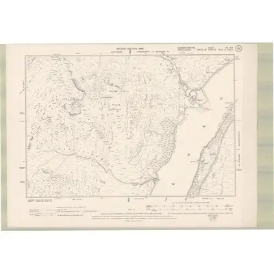 1896 Map of Dumbartonshire Sheet VII.NE, 1899 Print