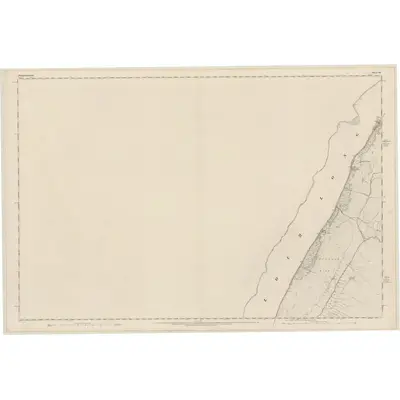 1860 Map of Dumbartonshire, Sheet VII, 1864 Print