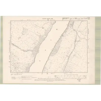 1896 Map of Dumbartonshire Sheet VII.SE, 1899 Print
