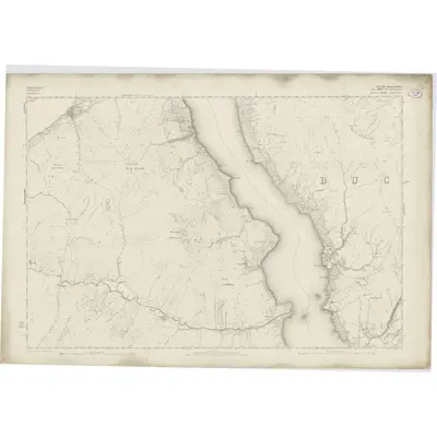 1860 Map of Dumbartonshire, Sheet VIII, 1864 Print