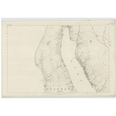 1860 Map of Dumbartonshire, Sheet XII, 1863 Print