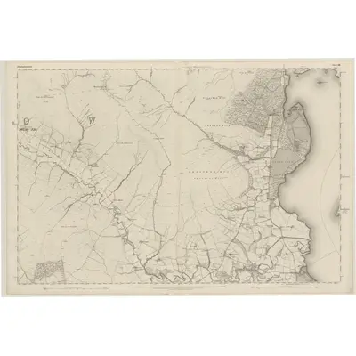 1860 Map of Dumbartonshire, Sheet XIII, 1864 Print