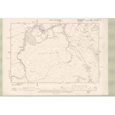 1896 Map of Dumbartonshire Sheet XIX.NW, 1899 Print