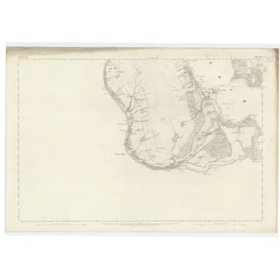 1860 Map of Dumbartonshire, Sheet XVI, 1865 Print