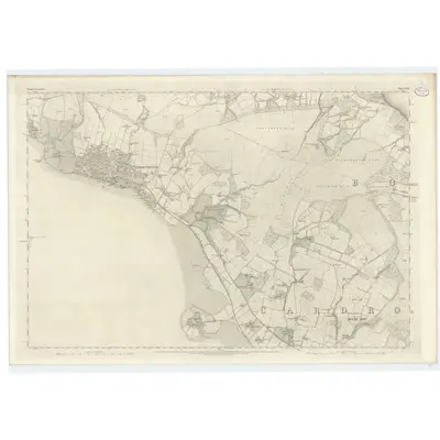 1860 Map of Dumbartonshire, Sheet XVII, 1865 Print