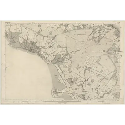 1860 Map of Dumbartonshire, Sheet XVII, 1865 Print