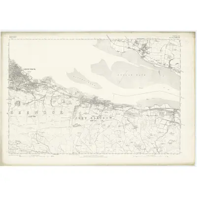1857 Map of Dumbartonshire, Sheet XXI, 1863 Print