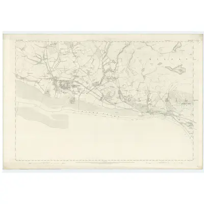 1860 Map of Dumbartonshire, Sheet XXII, 1864 Print