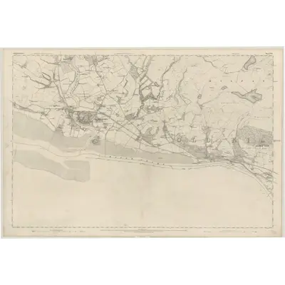 1860 Map of Dumbartonshire, Sheet XXII, 1864 Print