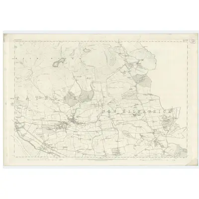 1861 Map of Dumbartonshire, Sheet XXIII, 1865 Print