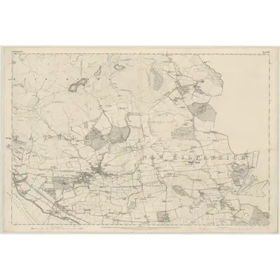 1861 Map of Dumbartonshire, Sheet XXIII, 1865 Print