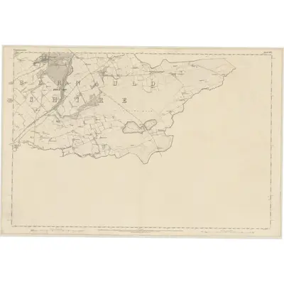 1859 Map of Dumbartonshire, Sheet XXVI, 1864 Print