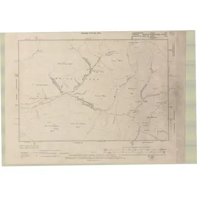 1898 Map of Dumfriesshire Sheet I.NE, 1900 Print