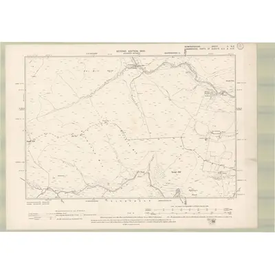 1898 Map of Dumfriesshire Sheet II.NE, 1900 Print