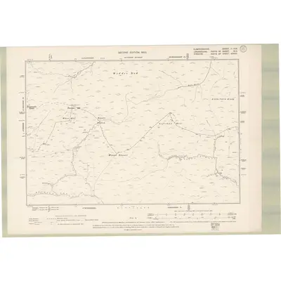 1898 Map of Dumfriesshire Sheet II.NW, 1900 Print