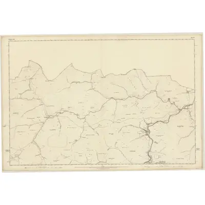 1857 Map of Dumfriesshire, Sheet II, 1860 Print