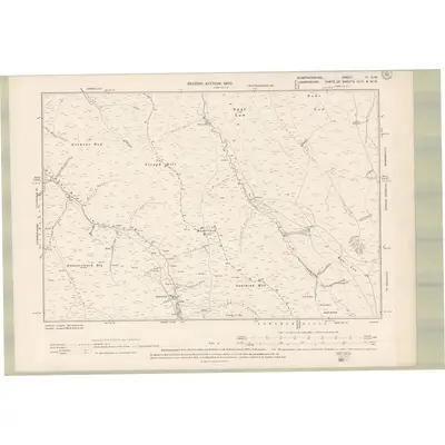 1898 Map of Dumfriesshire Sheet III.SW, 1900 Print