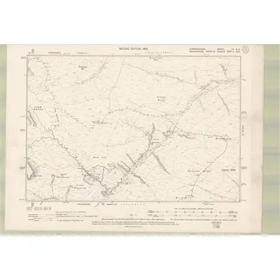 1898 Map of Dumfriesshire Sheet IV.SE, 1900 Print