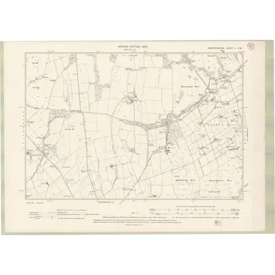 1898 Map of Dumfriesshire Sheet L.NW, 1900 Print