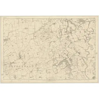 1856 Map of Dumfriesshire, Sheet L, 1861 Print