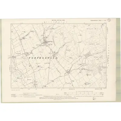 1898 Map of Dumfriesshire Sheet L.SW, 1900 Print