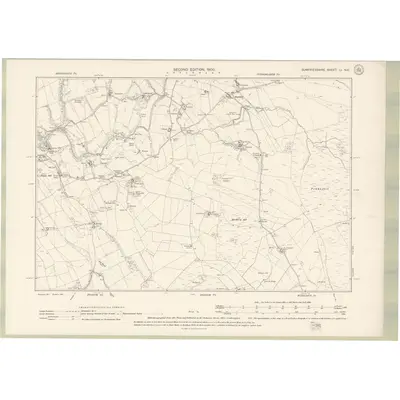 1898 Map of Dumfriesshire Sheet LI.NE, 1900 Print