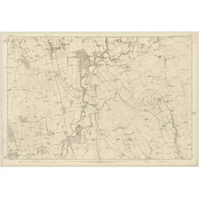 1857 Map of Dumfriesshire, Sheet LI, 1862 Print