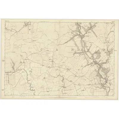 1857 Map of Dumfriesshire, Sheet LIII, 1862 Print