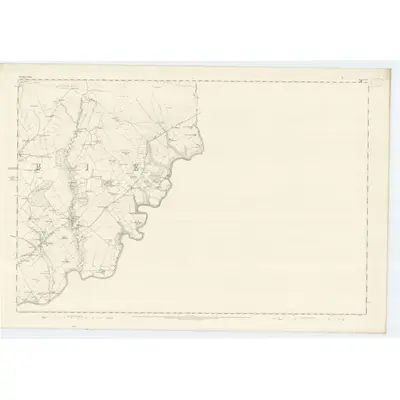 1858 Map of Dumfriesshire, Sheet LIV, 1862 Print