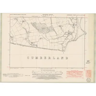 1949 Map of Dumfriesshire Sheet LIX.NE & LIXa.NW, 1951 Print