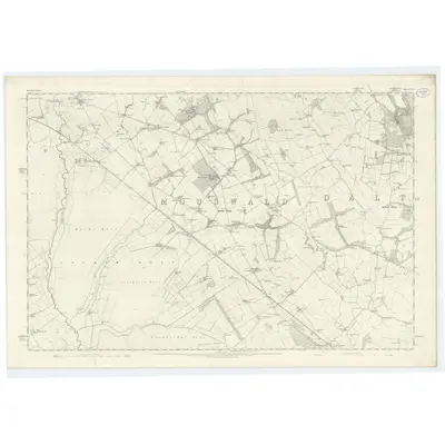 1856 Map of Dumfriesshire, Sheet LVI, 1861 Print