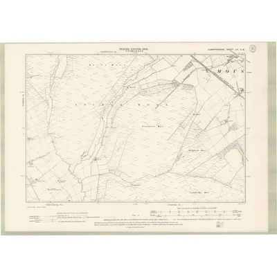1899 Map of Dumfriesshire Sheet LVI.SW, 1900 Print